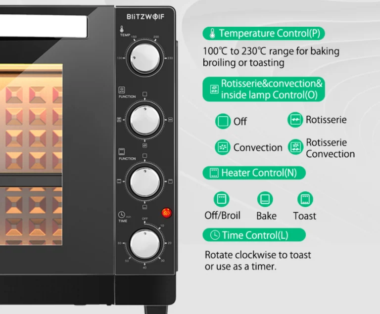 Ismét jó áron vihető a BlitzWolf BW-EO1 sütő 4