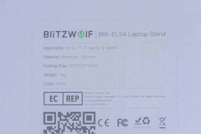 BlitzWolf ELS3 és ELS4 notebooktartók tesztje 23