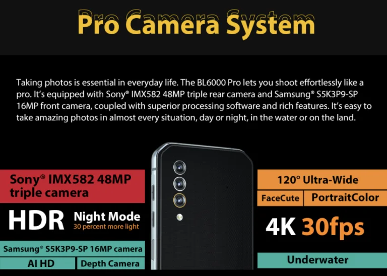 5G-vel villog a Blackview BL6000 Pro strapatelefon 9