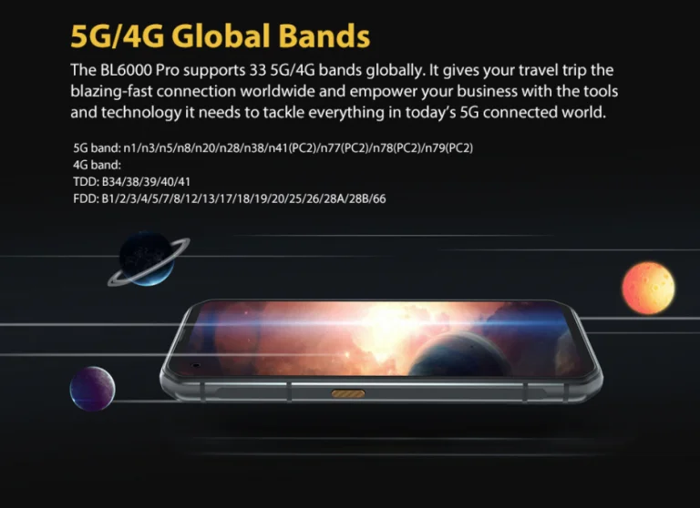 5G-vel villog a Blackview BL6000 Pro strapatelefon 10