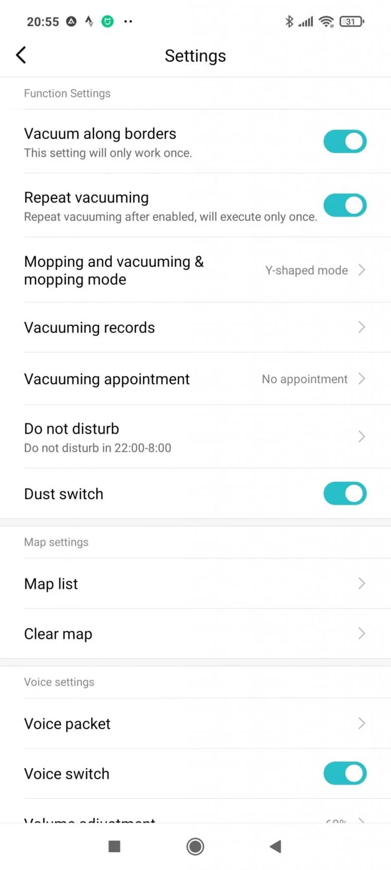 Xiaomi Viomi S9 önürítő robotporszívó teszt 29