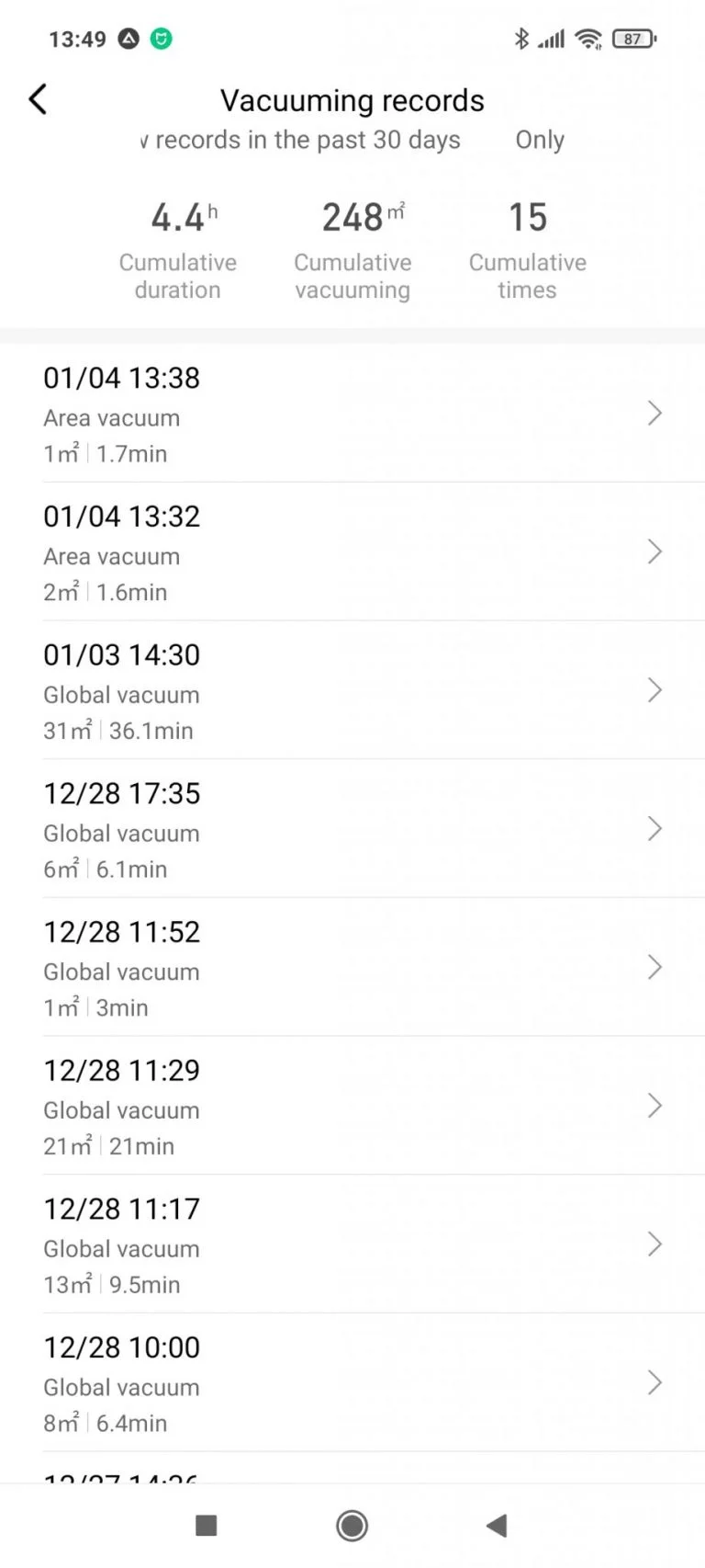 Xiaomi Viomi S9 önürítő robotporszívó teszt 34