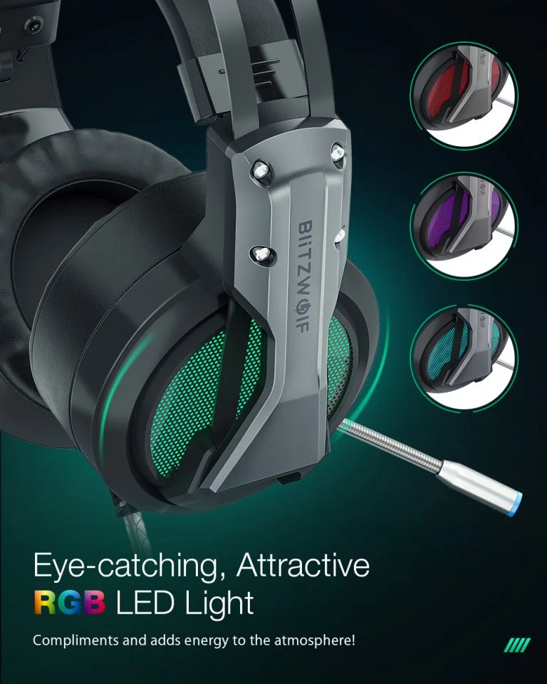 Árzuhanásban a BlitzWolf BW-GH1 gamer fejhallgató 3