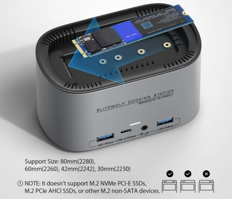 A mai napig ez az egyik legjobb BlitzWolf dokkoló 6