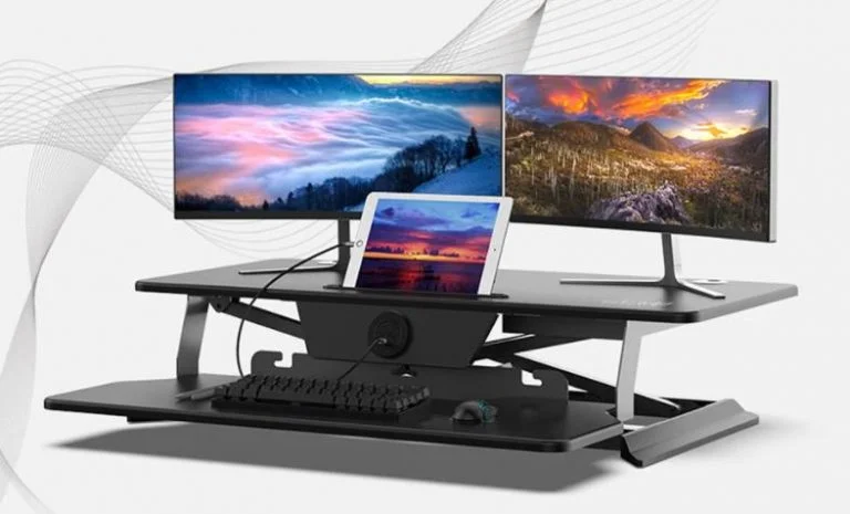 Álló munkaállomás home office-hoz a BlitzWolf kütyüjével 5