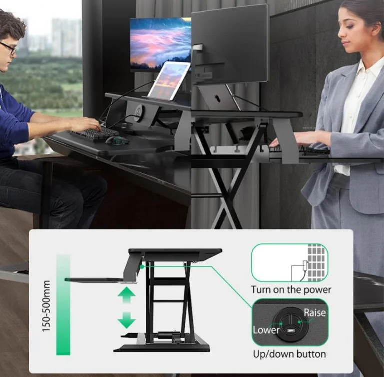 Álló munkaállomás home office-hoz a BlitzWolf kütyüjével 8
