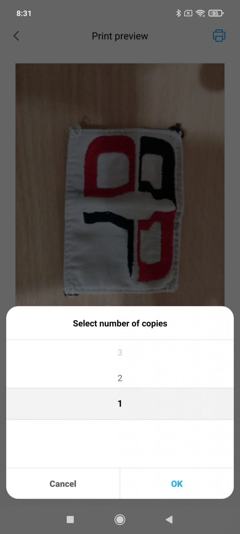 Xiaomi Zink hordozható fotónyomtató 10
