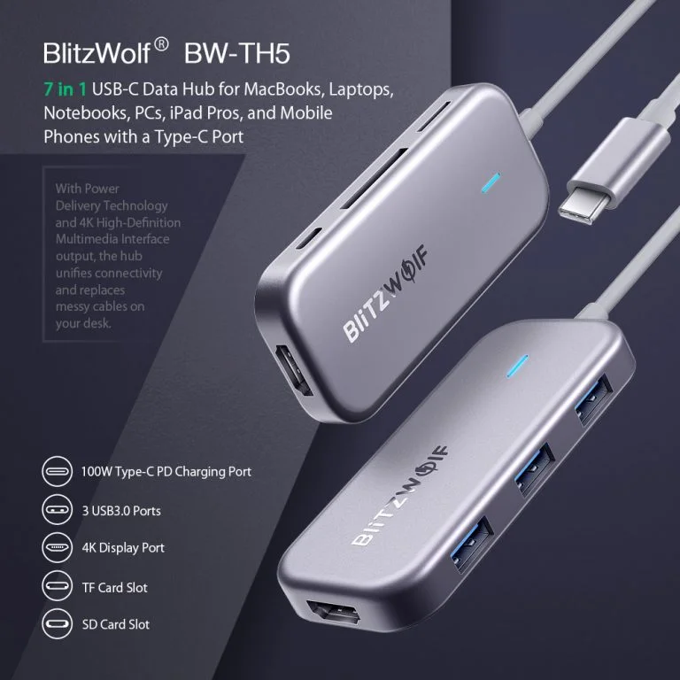 Olcsó USB hub a BlitzWolftól 2