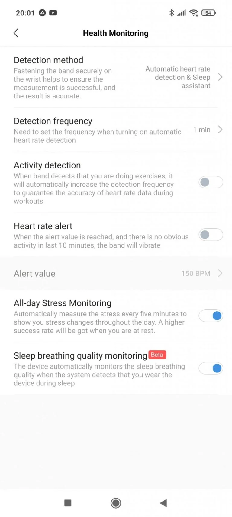Xiaomi Amazfit Band 5 aktivitásmérő teszt 18