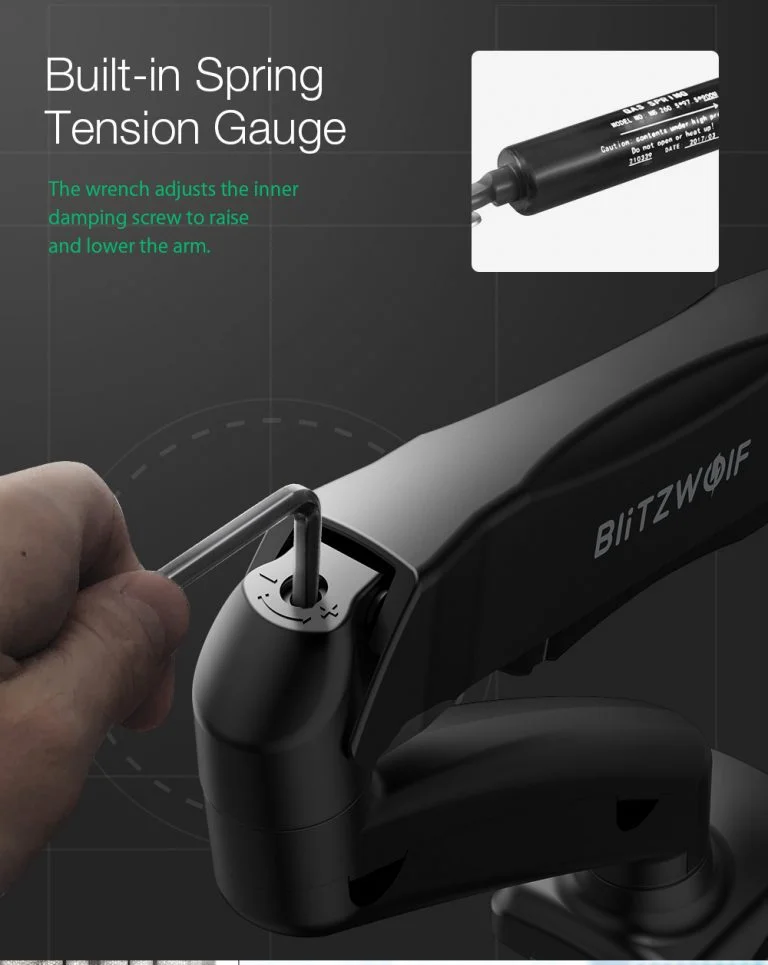 Praktikus monitortartó: BlitzWolf BW-MS1 8