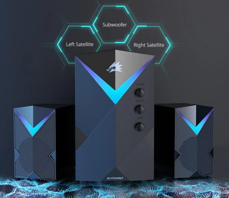 Ismét jó áron vihető a BlitzWolf gamer hangfala 3