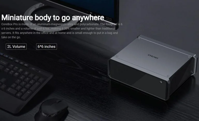 Überelhetetlen áron vihető a Chuwi CoreBox Pro mini PC 2