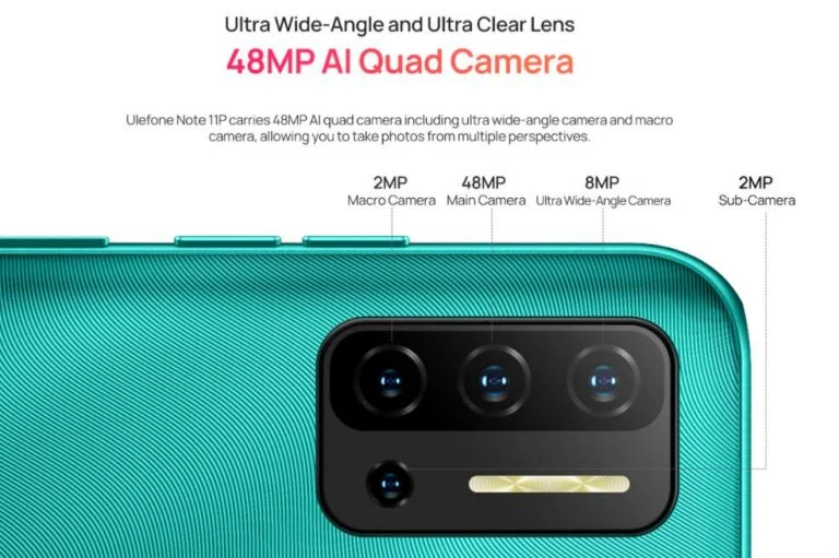 Ulefone Note 11P: 8 GB RAM 42 000 forintért 7