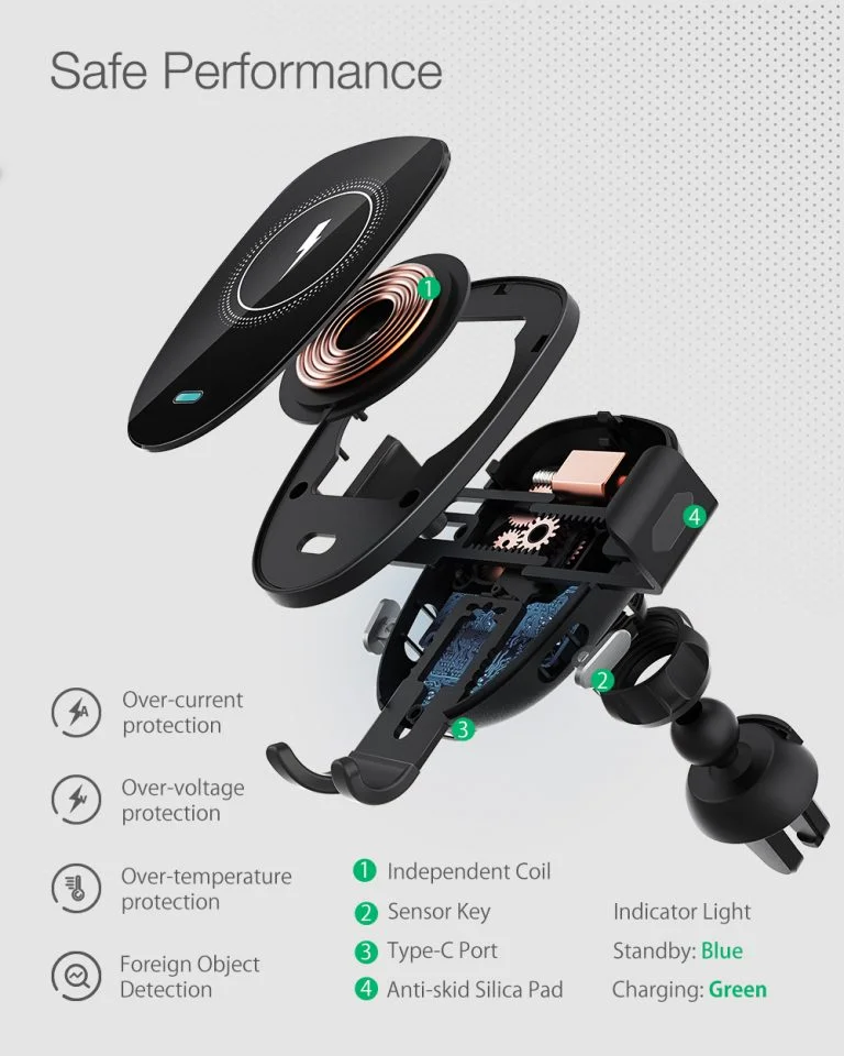 Leértékelték a BlitzWolf közkedvelt vezeték nélküli autós töltőjét 5