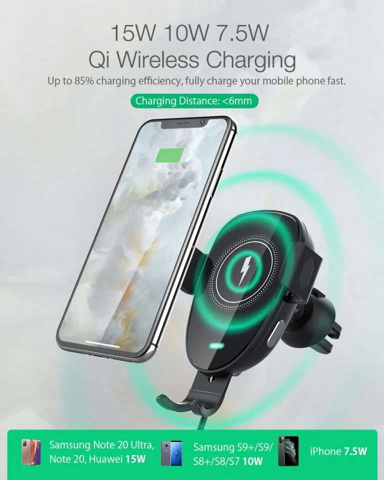 Leértékelték a BlitzWolf közkedvelt vezeték nélküli autós töltőjét 3