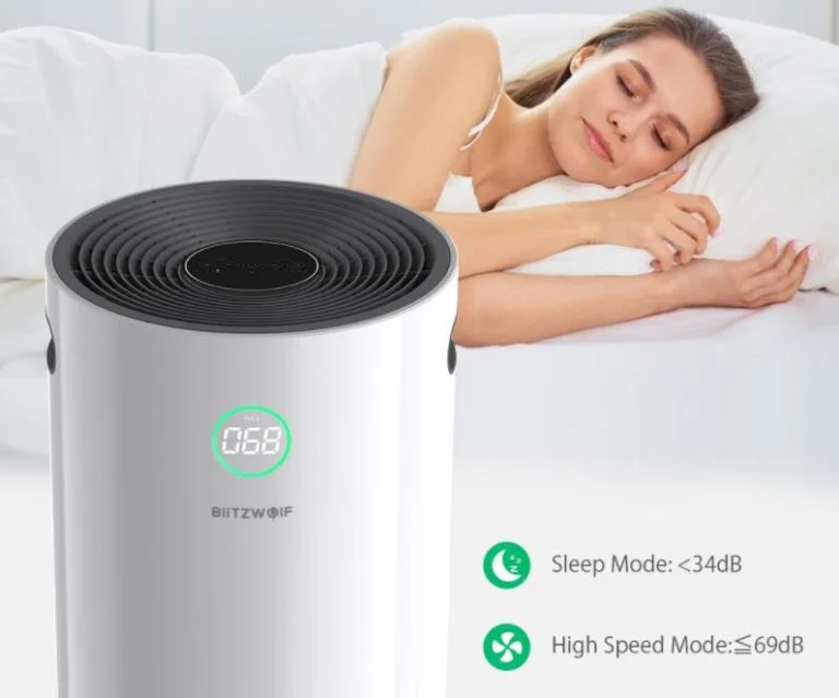 Jó áron vihető a BlitzWolf BW-AP2 nagy teljesítményű légtisztítója 7