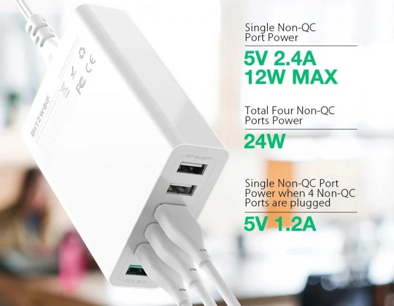 Jó áron rendelhető a BlitzWolf BW-S15 60 wattos töltő 3