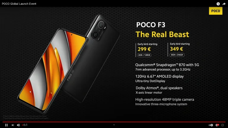 Már kapható a Poco F3 a Xiaomishopnál 16