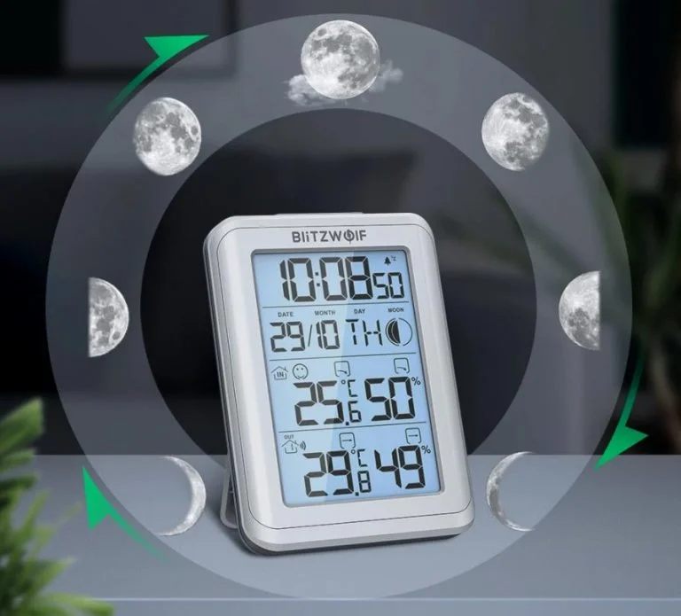 Klasszikus időjárás állomással rukkolt elő a BlitzWolf 7