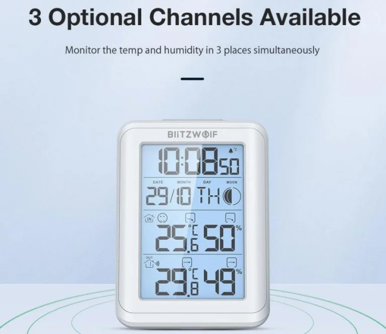 Klasszikus időjárás állomással rukkolt elő a BlitzWolf 4