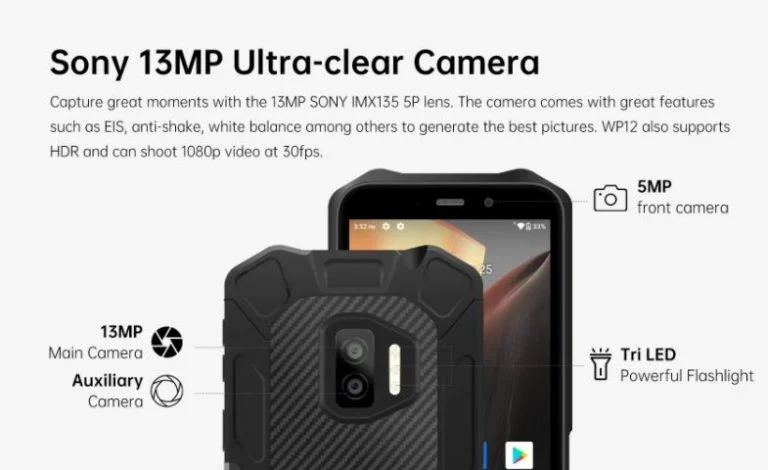 Android 11-gyel érkezett az Oukitel WP12 8