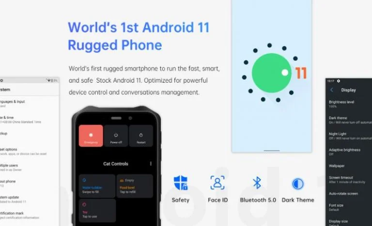 Android 11-gyel érkezett az Oukitel WP12 11