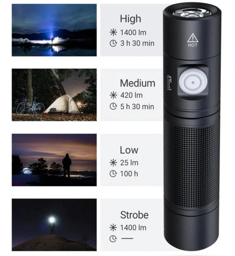 Ismét jó áron vihető a Nextool 4Tool ED10 zseblámpa 7