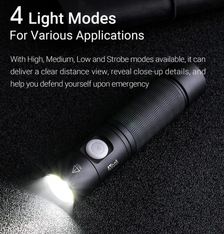 Ismét jó áron vihető a Nextool 4Tool ED10 zseblámpa 3