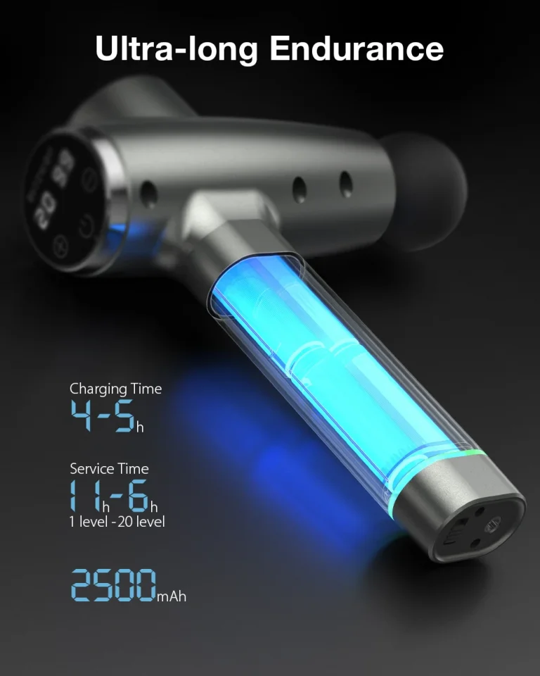 BlitzWolf BW-FAS2 masszázspisztoly teszt 14