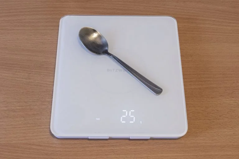 BlitzWolf BW-SC4 Pro konyhai okosmérleg teszt 6