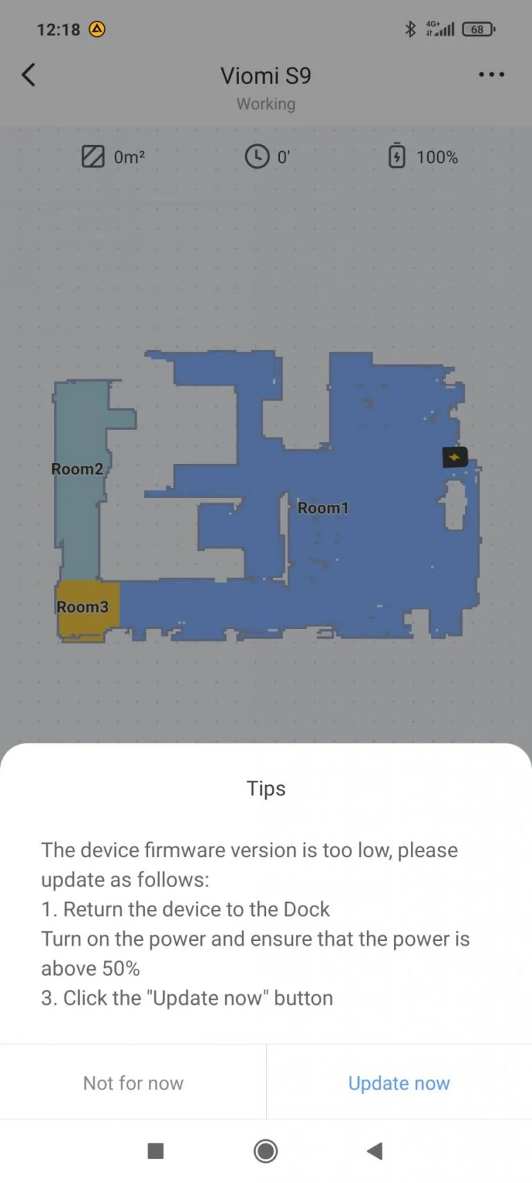 Xiaomi Viomi S9 Alpha UV önürítő robotporszívó teszt 19