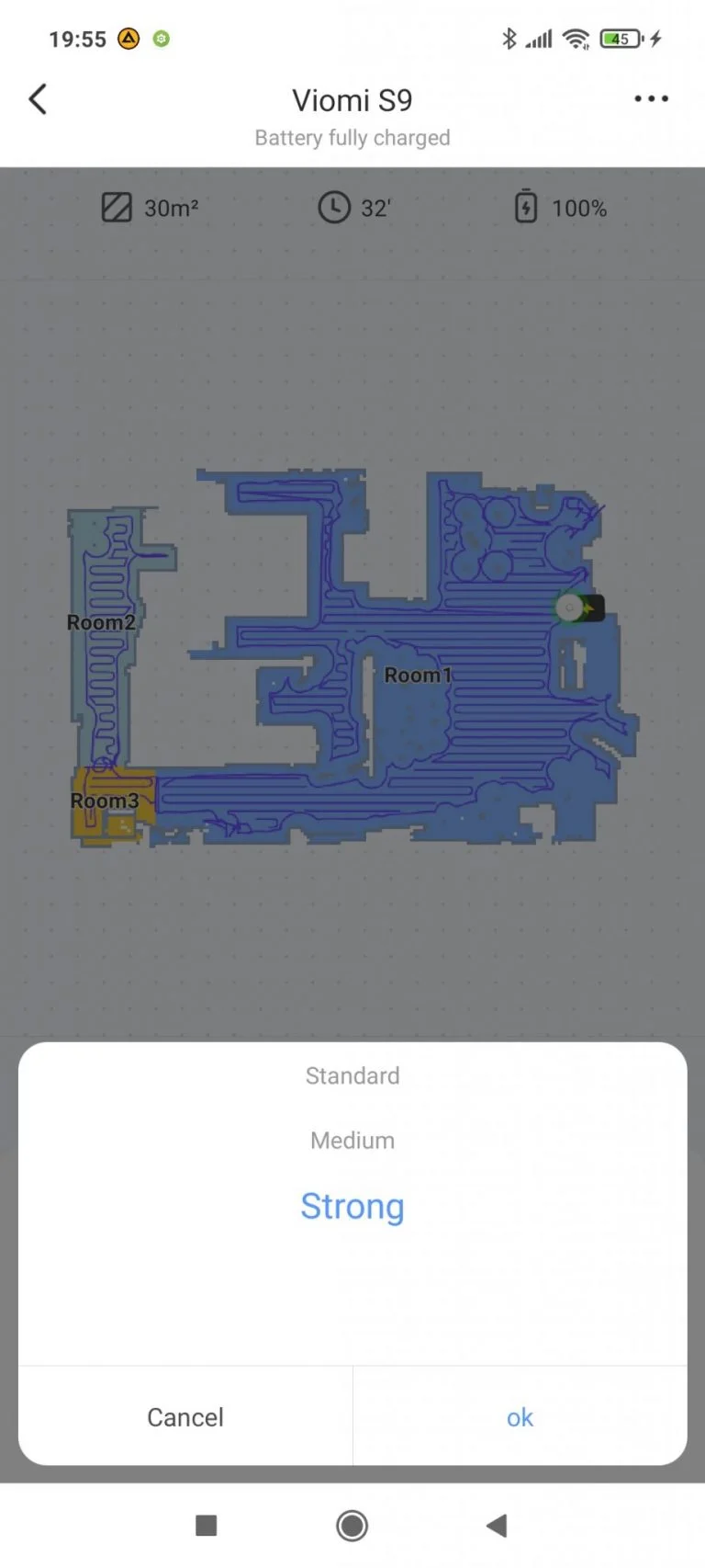 Xiaomi Viomi S9 Alpha UV önürítő robotporszívó teszt 24