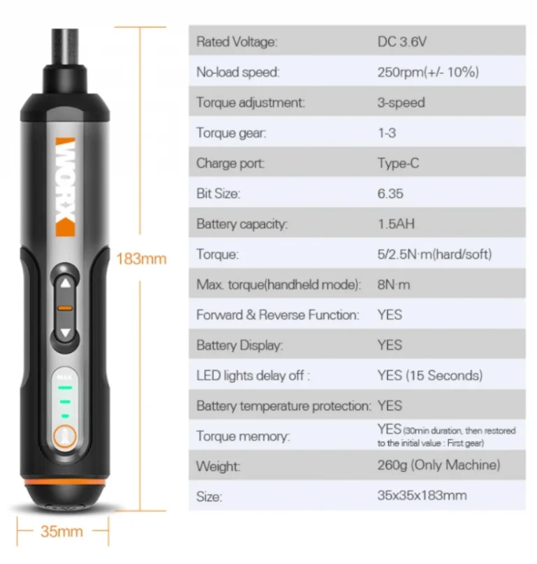 Worx csavarbehajtó kapható a hivatalos ár alatt 11