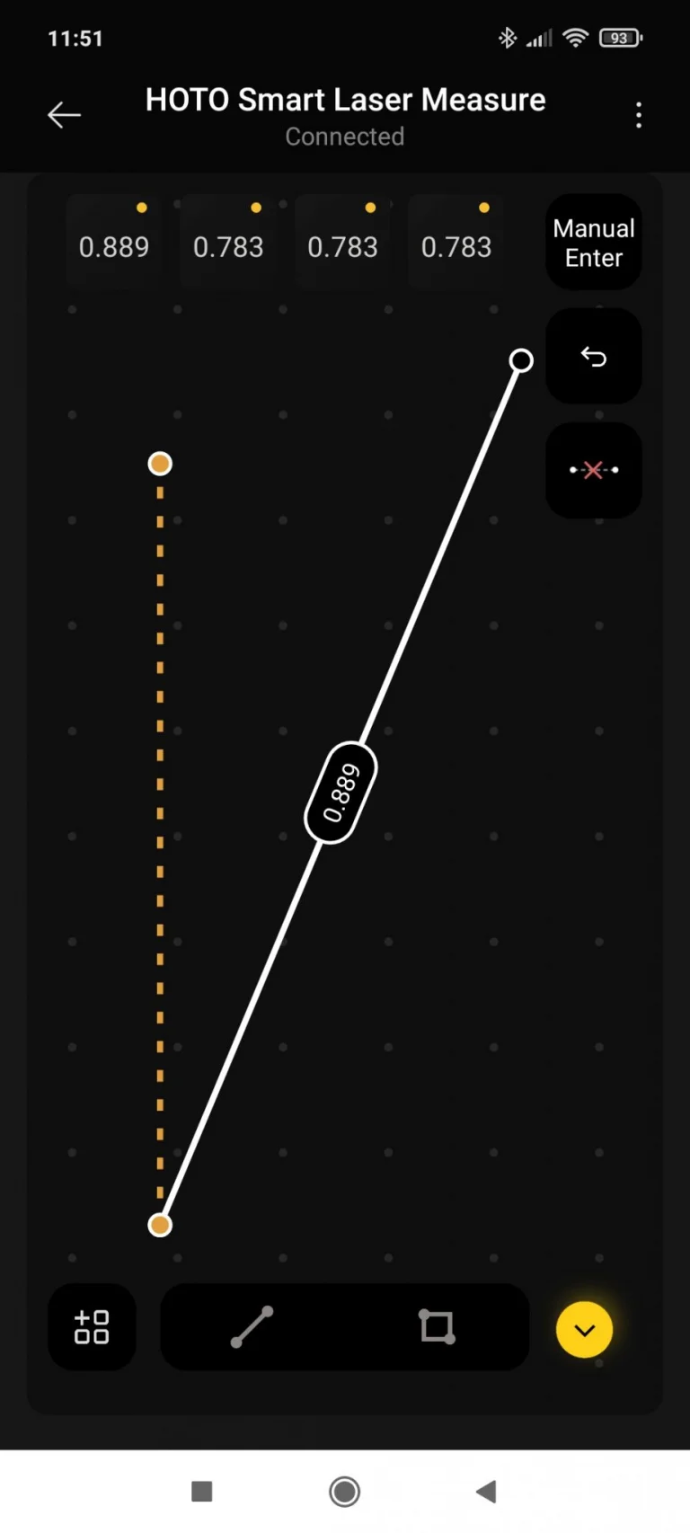 HOTO lézeres okos távolságmérő teszt 15