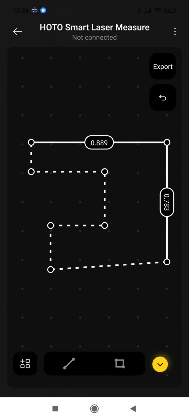 HOTO lézeres okos távolságmérő teszt 22