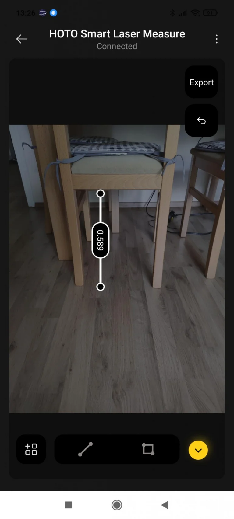 HOTO lézeres okos távolságmérő teszt 23