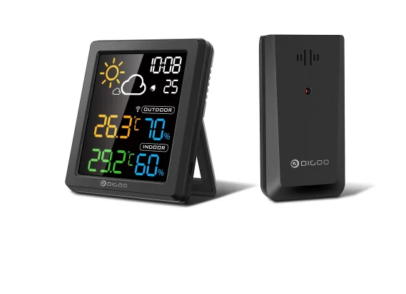 Digoo DG-8647 időjárás állomás teszt 1