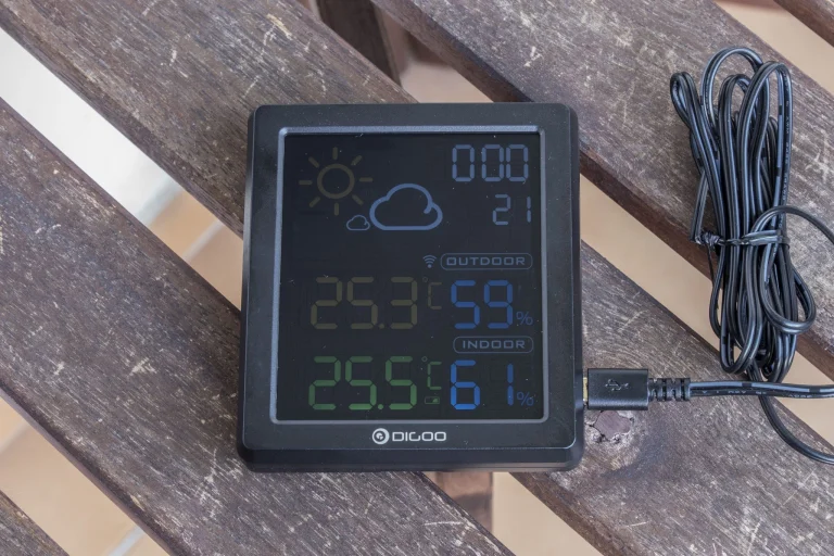 Digoo DG-8647 időjárás állomás teszt 7
