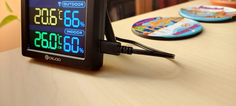 Digoo DG-8647 időjárás állomás teszt 11