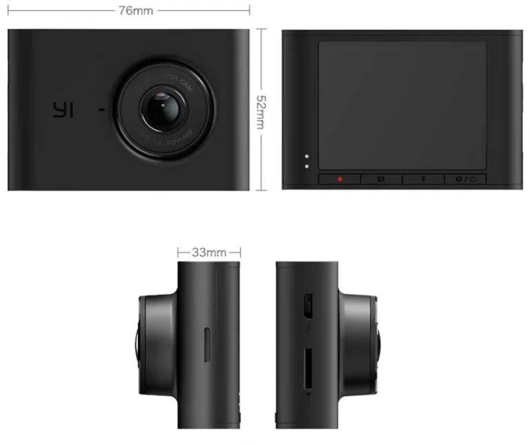 Filléres Yi dash cam EU raktárból 5