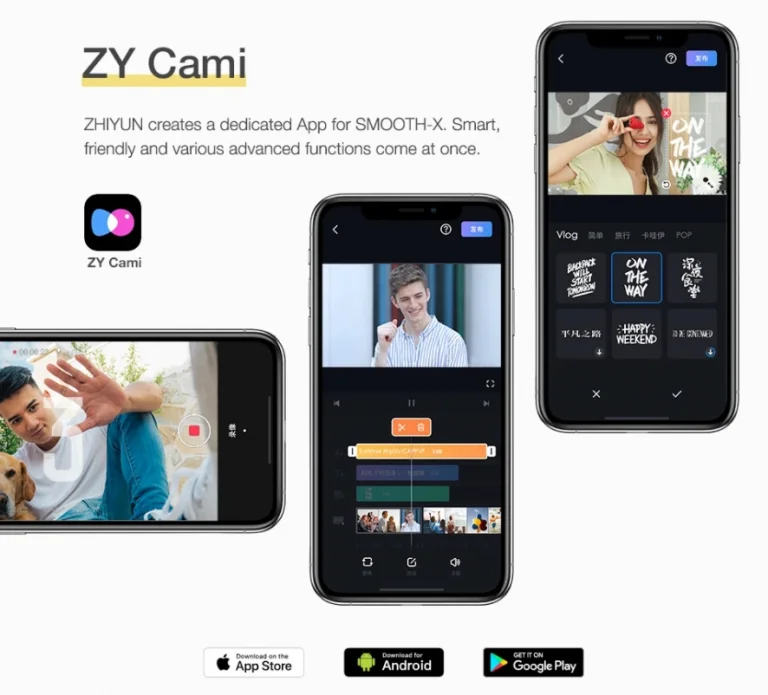 A nyaralós videók segítője a Zhiyun Smooth X gimbal 7
