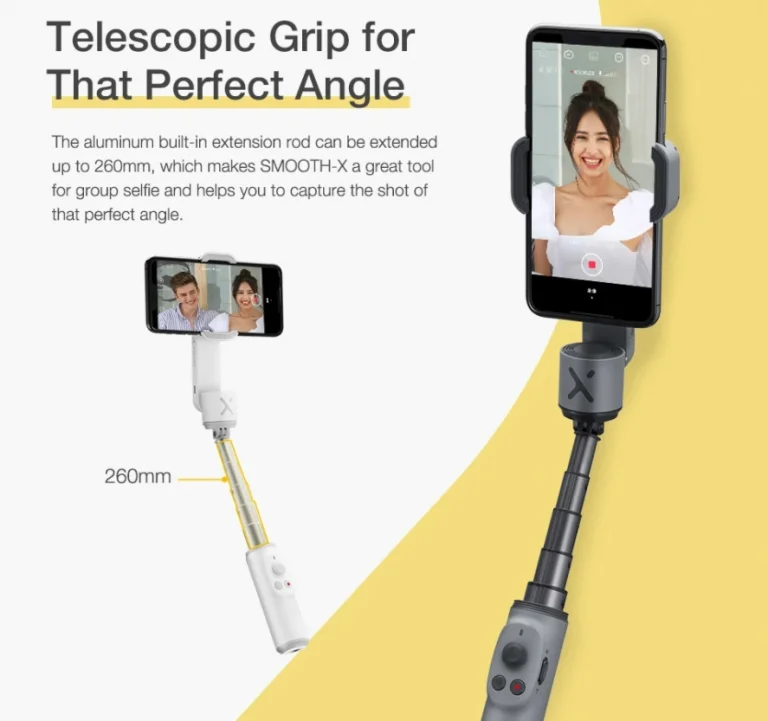 A nyaralós videók segítője a Zhiyun Smooth X gimbal 3
