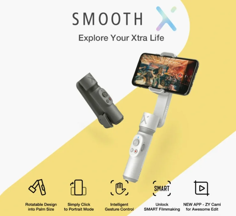 A nyaralós videók segítője a Zhiyun Smooth X gimbal 2