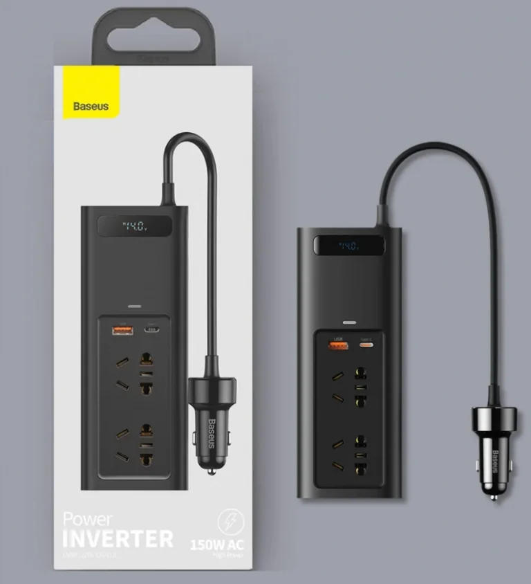 11.11-es akcióban a Baseus 150 wattos autós invertere 2
