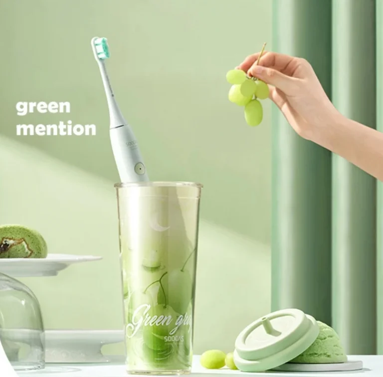 Jó áron rendelhető a Soocas tejes teával promózott fogkeféje 3