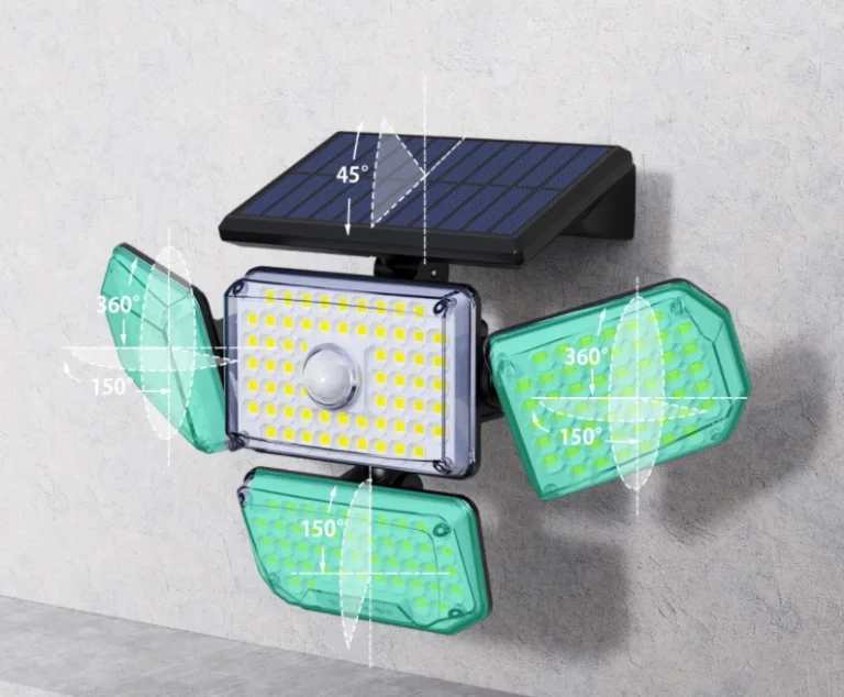 214 LED van az új mozgásérzékelős, napelemes BlitzWolf lámpán 6