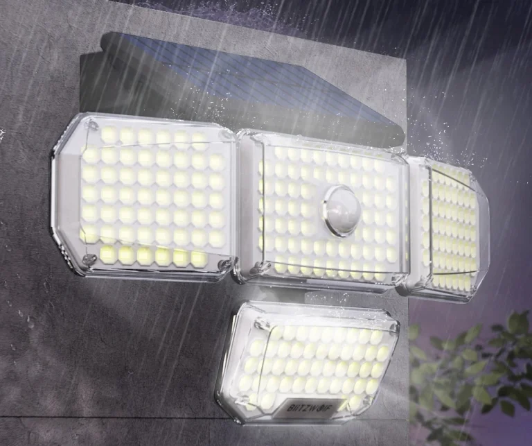 214 LED van az új mozgásérzékelős, napelemes BlitzWolf lámpán 5