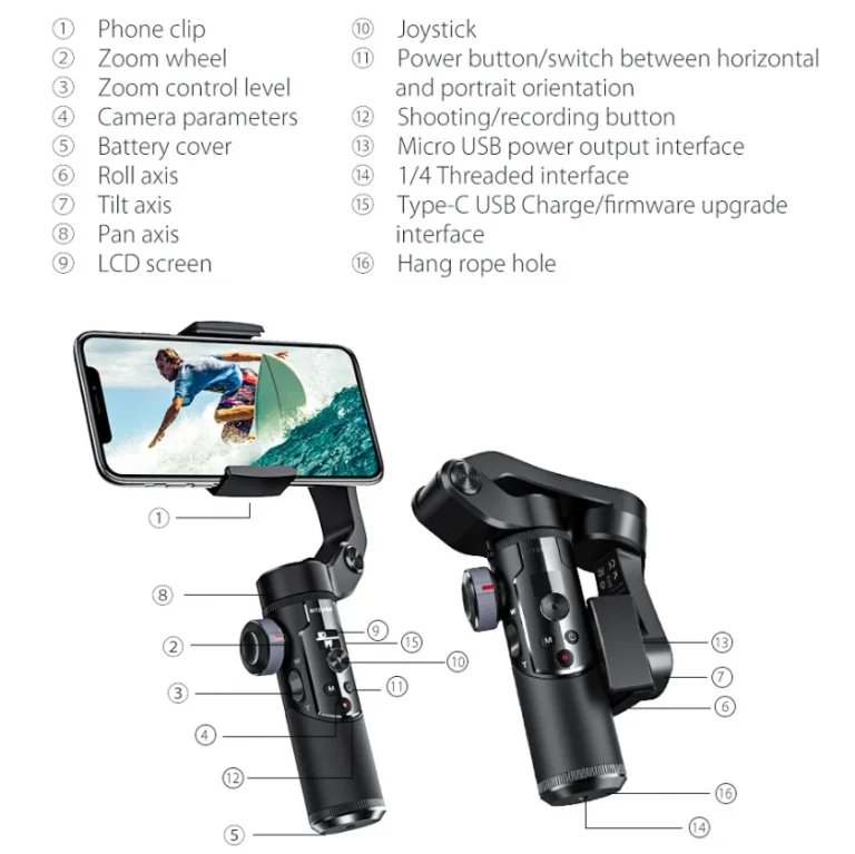 Amatőr videózásra tökéletes a BlitzWolf gimbalja 8