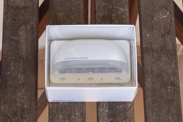 Oclean Air2 elektromos fogkefe és Oclean S1 sterilizáló teszt 12