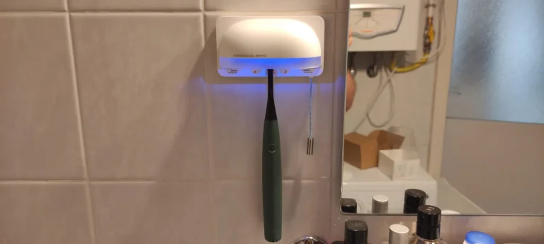 Oclean Air2 elektromos fogkefe és Oclean S1 sterilizáló teszt 17